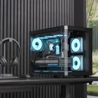 Кутия AeroCool P300C-G-BK-v1 Case mATX 3 x 120 mm Infinity Mirror A-RGB