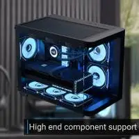 Кутия AeroCool P300C-G-BK-v1 Case mATX 3 x 120 mm Infinity Mirror A-RGB