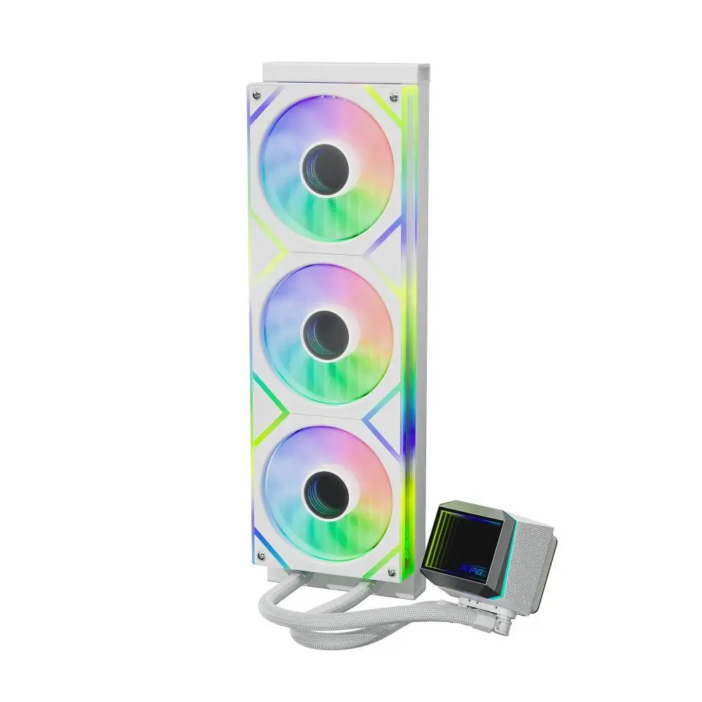 Водно охлаждане за процесор Adata XPG LEVANTE II 360 ARGB White AIO CPU LIQUID COOLER