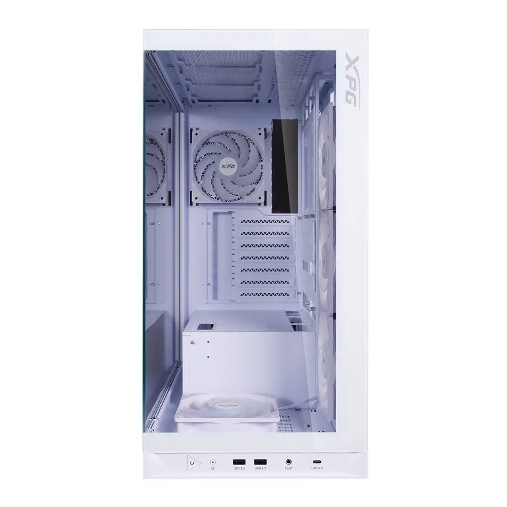 Кутия Adata INVADER X BTF MT White Mid-Tower ATX Case