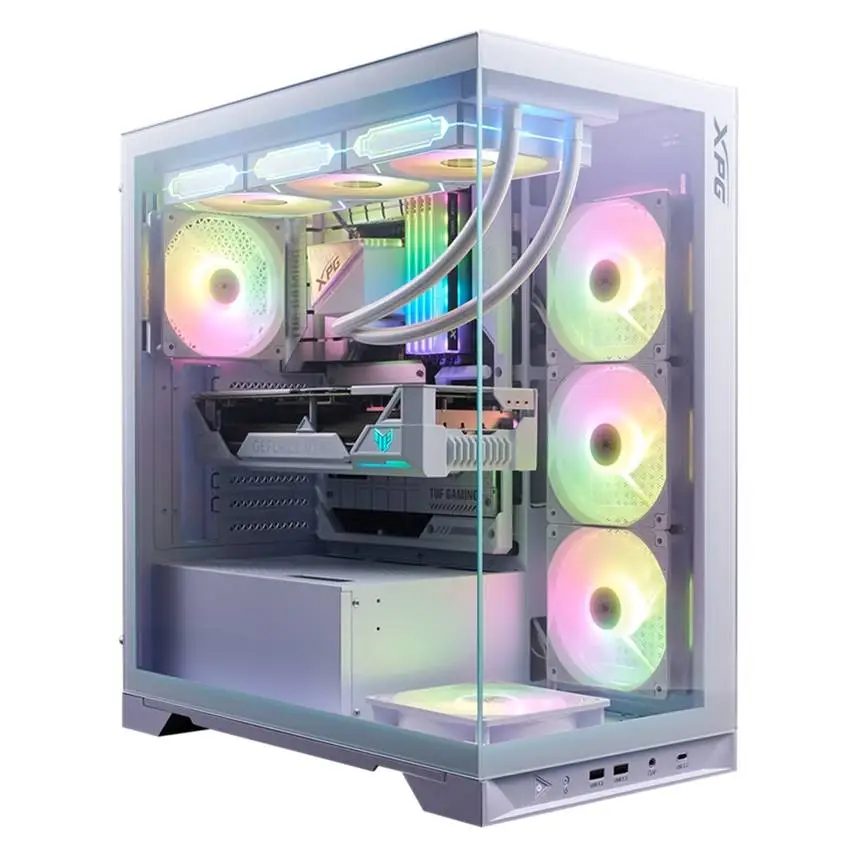 Кутия Adata INVADER X BTF MT White Mid-Tower ATX Case