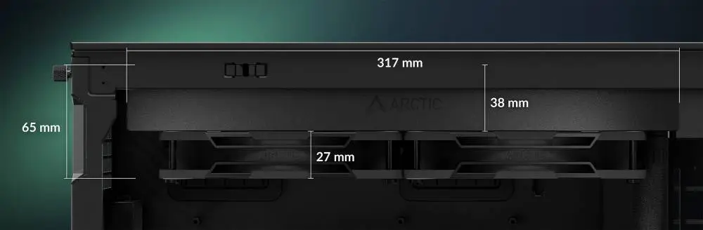 Водно охлаждане за процесор Arctic Liquid Freezer III Pro 280 A-RGB Black - ACFRE00183A