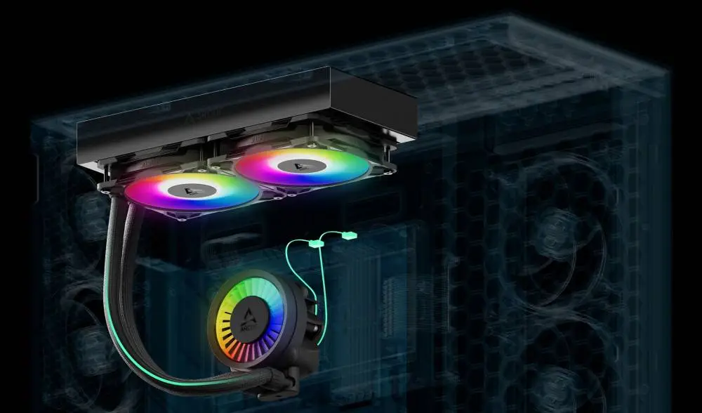 Водно охлаждане за процесор Arctic Liquid Freezer III Pro 280 A-RGB Black - ACFRE00183A
