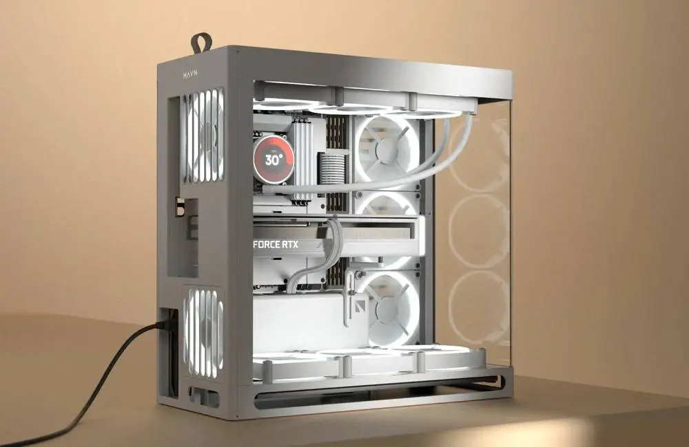 Кутия HAVN HS 420 Base Edition White Case E-ATX