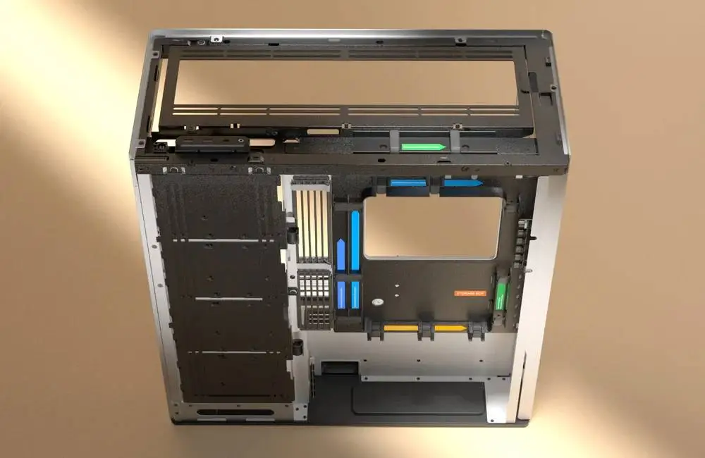 Кутия HAVN HS 420 Base Edition White Case E-ATX