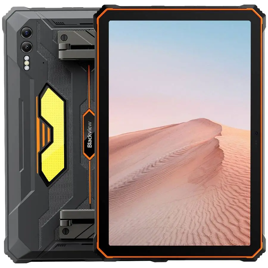 Таблет Blackview Rugged Tab Active 10 Pro 10.95" FHD+ IPS 90Hz, MT6878 Octa-core 2.5GHz, 12GB/512GB, 108MP+20MP/50MP, 30000mAh, Android 14, NFC, MIL-STD-810H, Orange