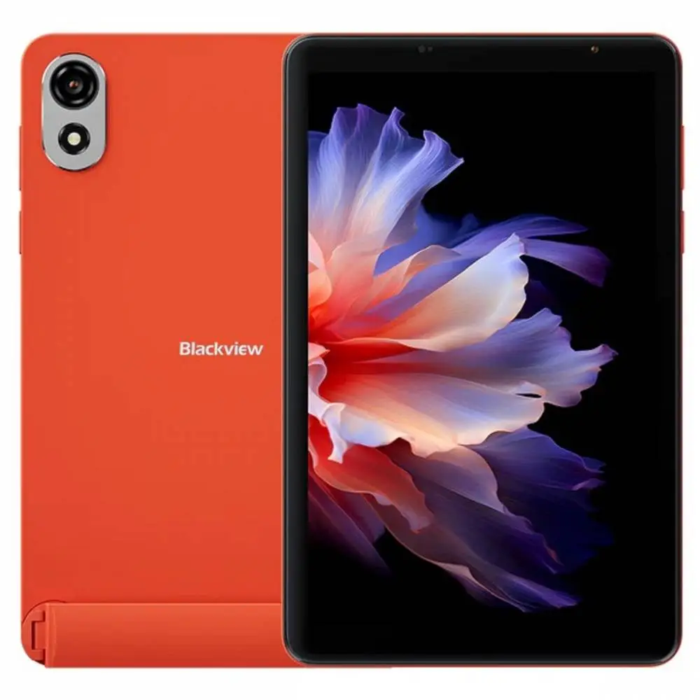 Таблет Blackview ZENO 1 8" HD 90Hz, T615 Octa-core, 6GB/256GB, 8MP/8MP, 6000mAh, Android 15, Black/Orange