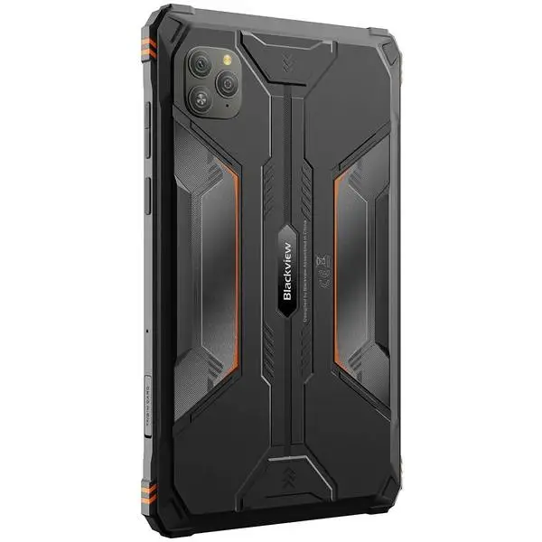 Таблет Blackview Active 5 Rugged 8.68" HD+ 90Hz, T615 Octa-core, 8GB/128GB, 16MP/13MP, 6600 mAh, Android 15, NFC, Black/Orange