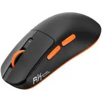 Геймърска мишка ROYAL KLUDGE M30 Black Orange Gaming Mouse PAW 33111K - RK-M30-BLKOR