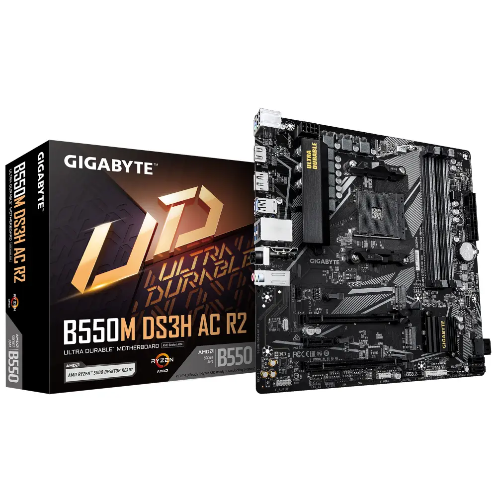 Дънна платка Gigabyte B550M DS3H AC R2 AM4