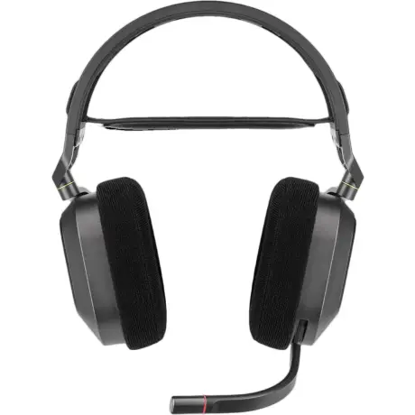 Геймърски слушалки с микрофон Corsair HS80 RGB Carbon безжични PC/PS5/PS4