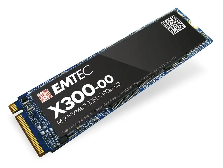 Диск SSD EMTEC X300 1TB M.2 2280 NVMe PCIe Gen3x4 - ECSSD1TX300