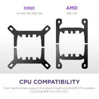 Водно охлаждане за процесор NZXT Kraken Plus 240 LCD Display - Black