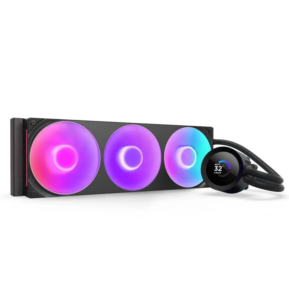 Водно охлаждане за процесор NZXT Kraken Plus 360 RGB LCD Display - Black