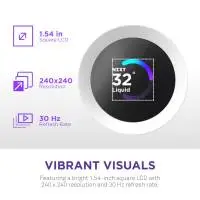 Водно охлаждане за процесор NZXT Kraken Plus 360 RGB LCD Display - Black