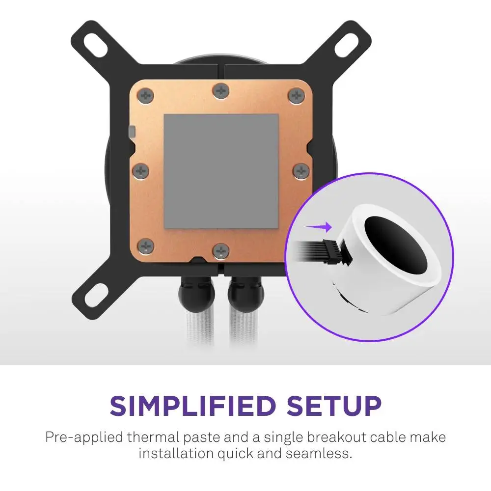 Водно охлаждане за процесор NZXT Kraken Plus 360 RGB LCD Display - Black