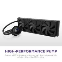 Водно охлаждане за процесор NZXT Kraken Plus 360 LCD Display - Black