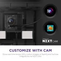 Водно охлаждане за процесор NZXT Kraken Plus 360 LCD Display - Black