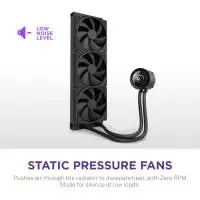 Водно охлаждане за процесор NZXT Kraken Plus 360 LCD Display - Black