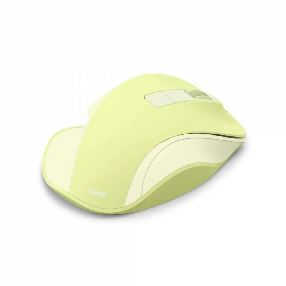 HAMA Безжична оптична мишка WM-500 Recharge, зелена, 6 бут.,800/1200/1600 dpi, безшумна