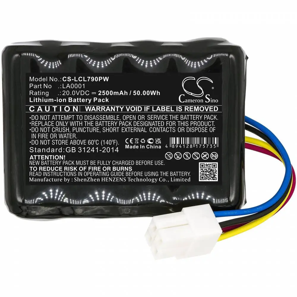Батерия Cameron Sino, За косачка робот FERREX 800m2 2021, Landxcape LX790, 791,795 LA0001,LA0002  20V 2500mAh Cameron Sino