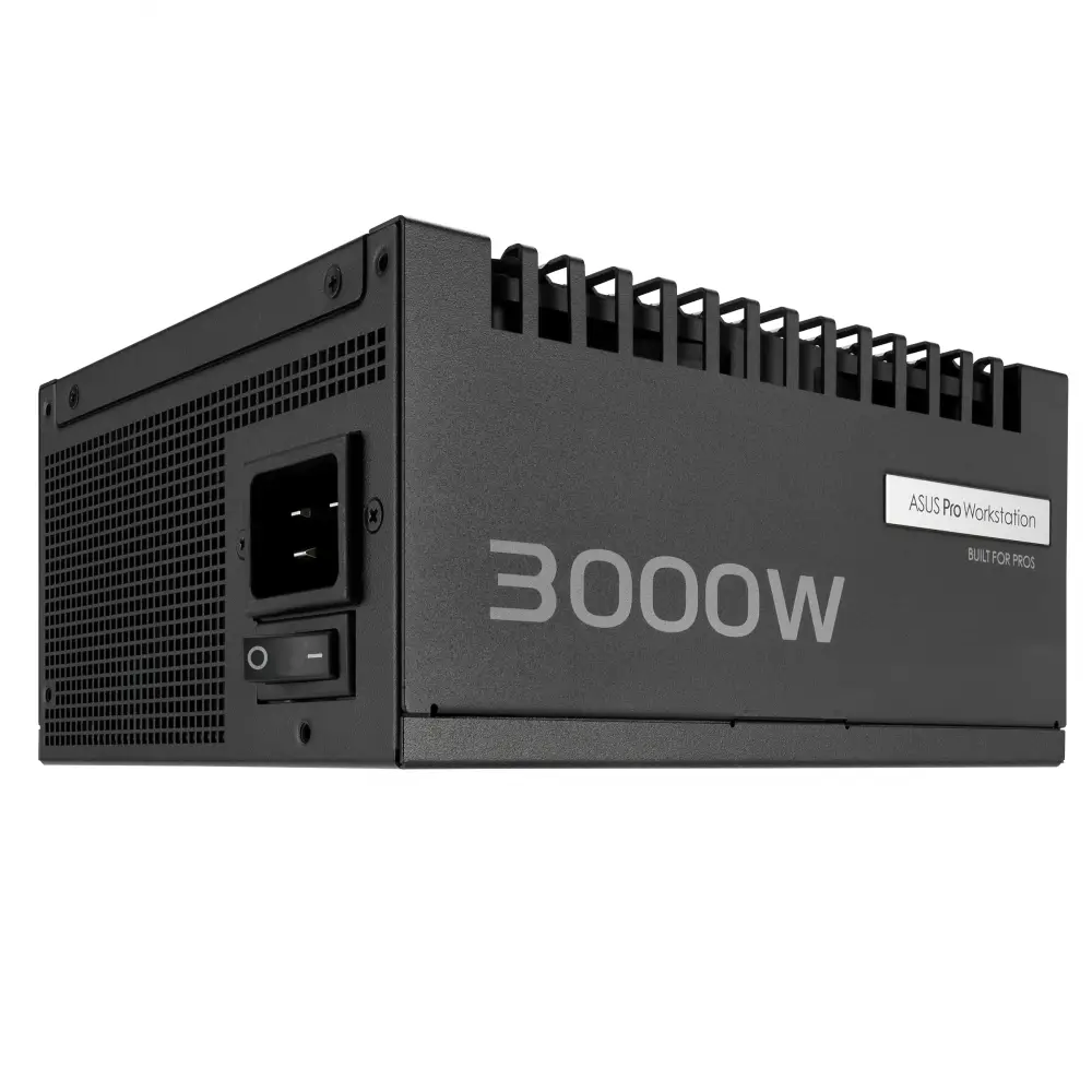 Захранване ASUS Pro WS 3000W 80 Plus Platinum PSU PCIe 5.1, Fully Modular - 90YE00Z0-B0EA00