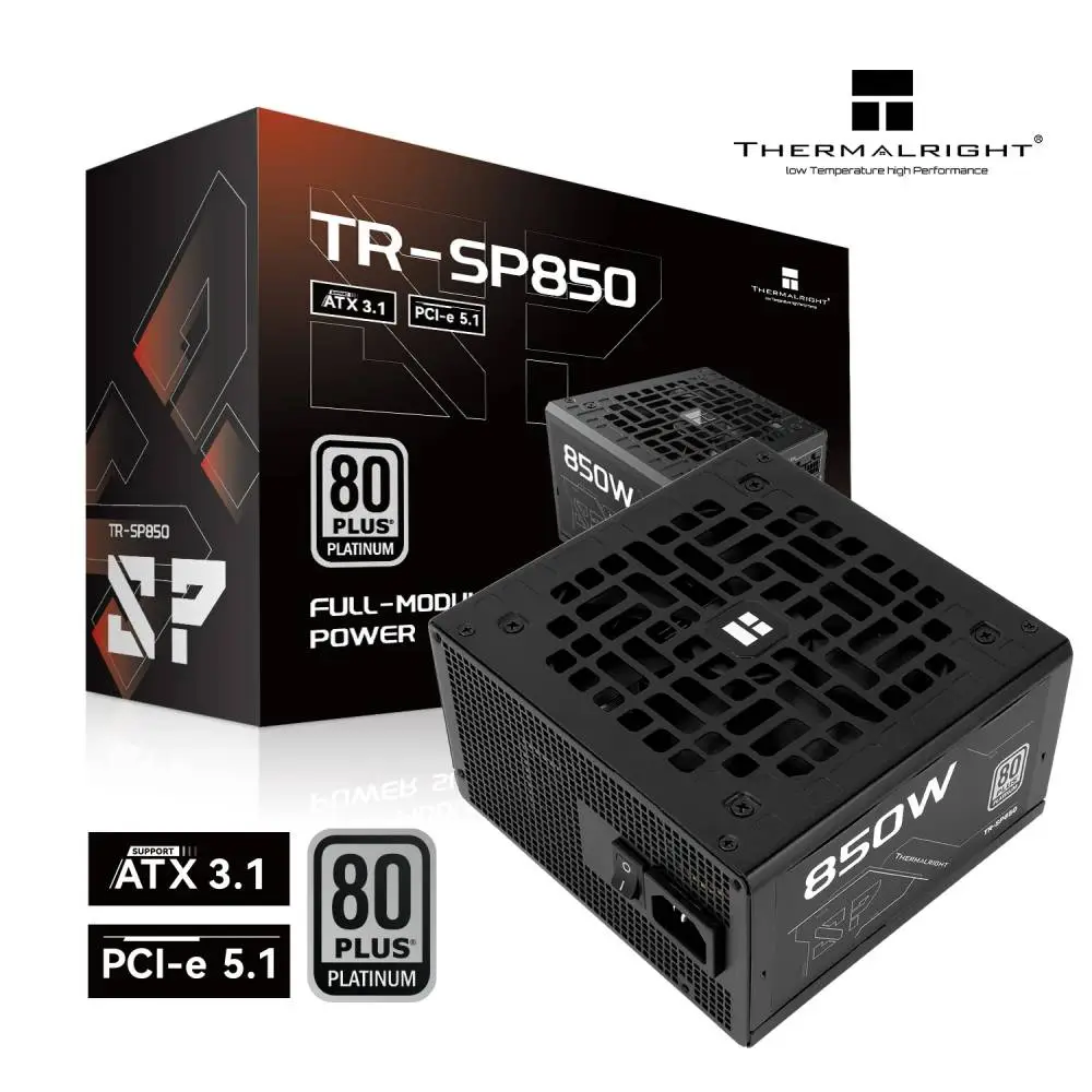 Захранване Thermalright TR-SP850 PSU 850W 80 Plus Platinum  ATX 3.1 Black