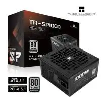Захранване Thermalright TR-SP1000 PSU 1000W 80 Plus Platinum ATX 3.1 Black