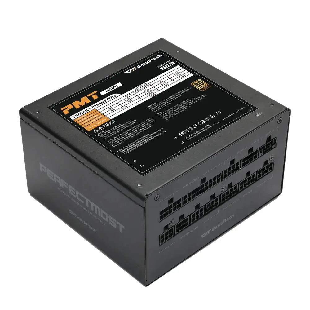 Захранване Darkflash PMT1250 A3 1250W 80 Plus Gold, Full Modular, ATX 3.1, PCIe 5.1 PSU