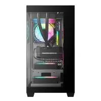 Кутия Darkflash DS900M Black 6 x 120 mm Infinity Mirror A-RGB mATX Case