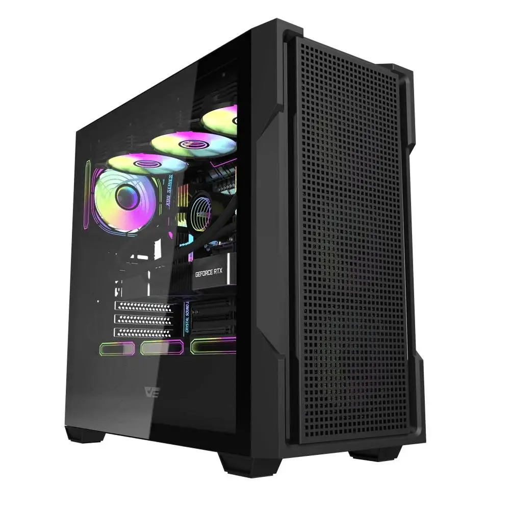 Кутия Darkflash DS900 Mesh Black 4 x 120 mm A-RGB fans included ATX Case