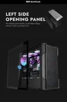 Кутия Darkflash DS900 Mesh Black 4 x 120 mm A-RGB fans included ATX Case