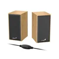 Genius тонколони Speakers 2.0 - SP-HF180 - 6W, USB, Pine Wood