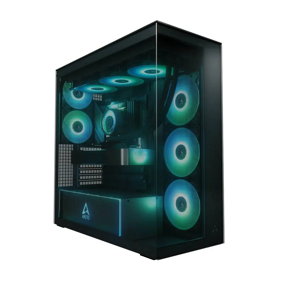 Кутия Arctic Xtender Black 5 x A-RGB Fans included Case E-ATX - ACPCC00015A