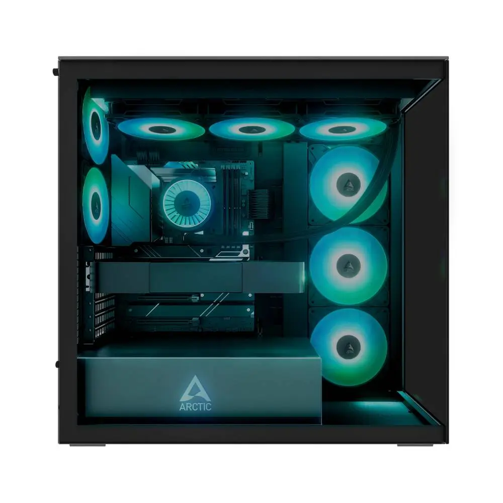 Кутия Arctic Xtender Black 5 x A-RGB Fans included Case E-ATX - ACPCC00015A