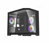 Кутия Aigo FT418 Black Case mATX 6 x 120 mm A-RGB fans included