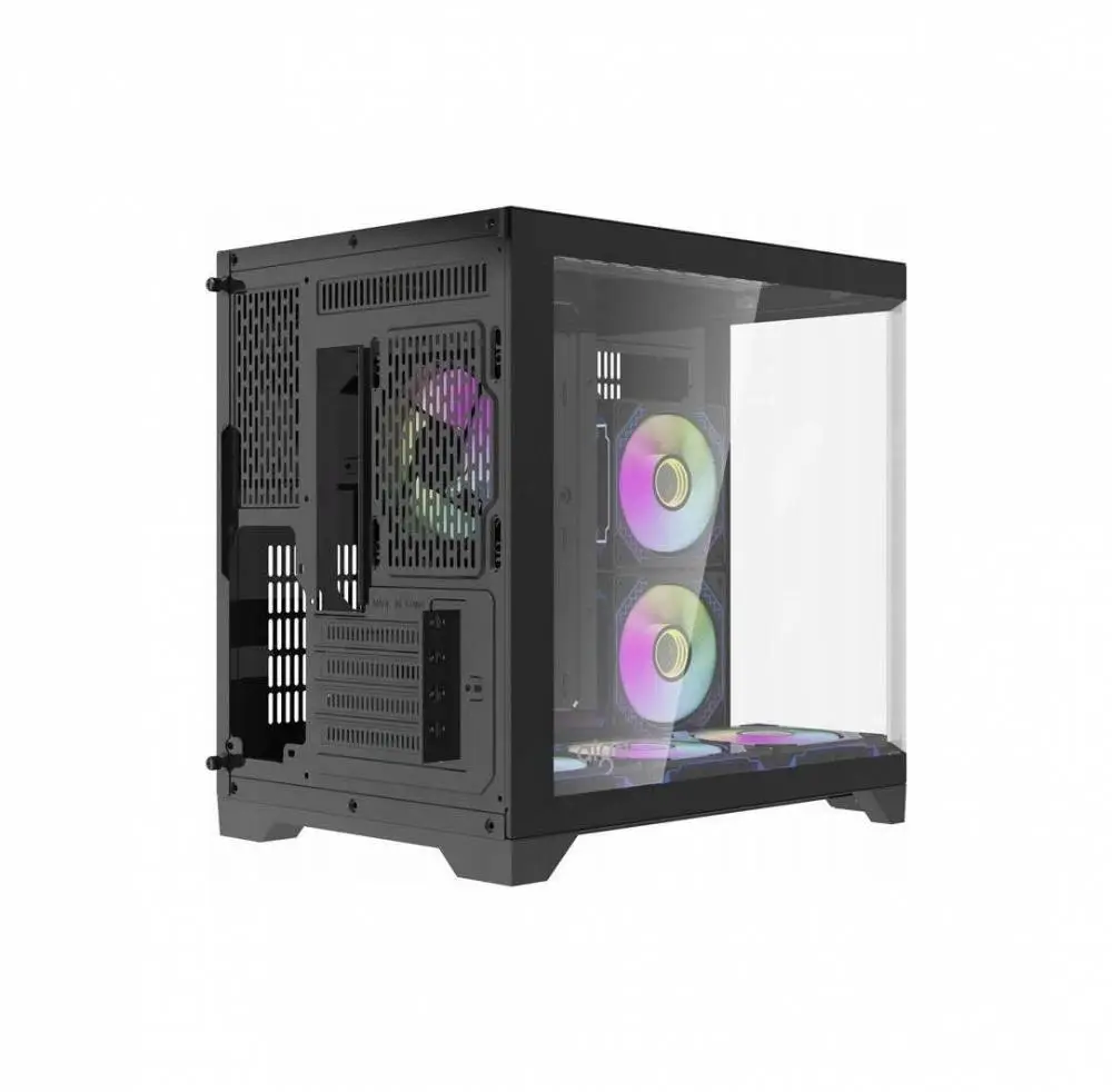 Кутия Aigo FT418 Black Case mATX 6 x 120 mm A-RGB fans included