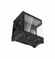 Кутия Aigo FT418 Black Case mATX 6 x 120 mm A-RGB fans included