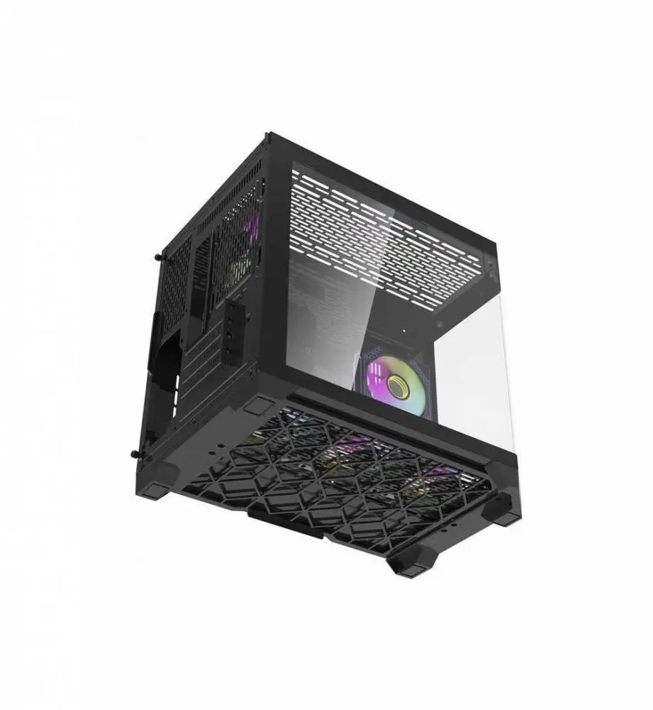 Кутия Aigo FT418 Black Case mATX 6 x 120 mm A-RGB fans included