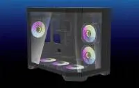 Кутия Aigo FT418 Black Case mATX 6 x 120 mm A-RGB fans included