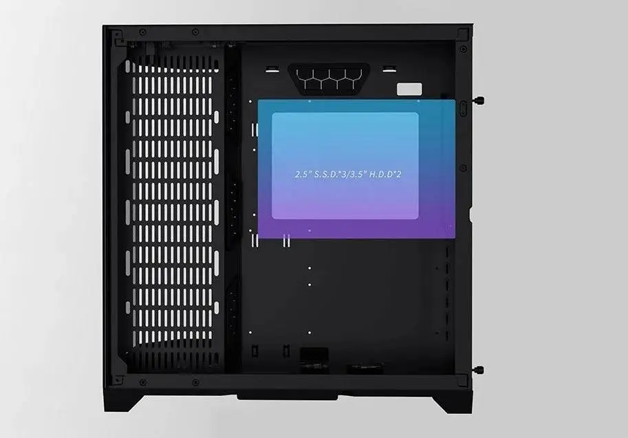 Кутия Aigo FT418 Black Case mATX 6 x 120 mm A-RGB fans included