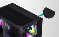 Кутия Aigo FT418 Black Case mATX 6 x 120 mm A-RGB fans included