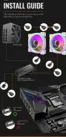 Вентилатор Darkflash Infinity 24R Pro Fan 120mm Infinity Mirror ARGB Reverse Black