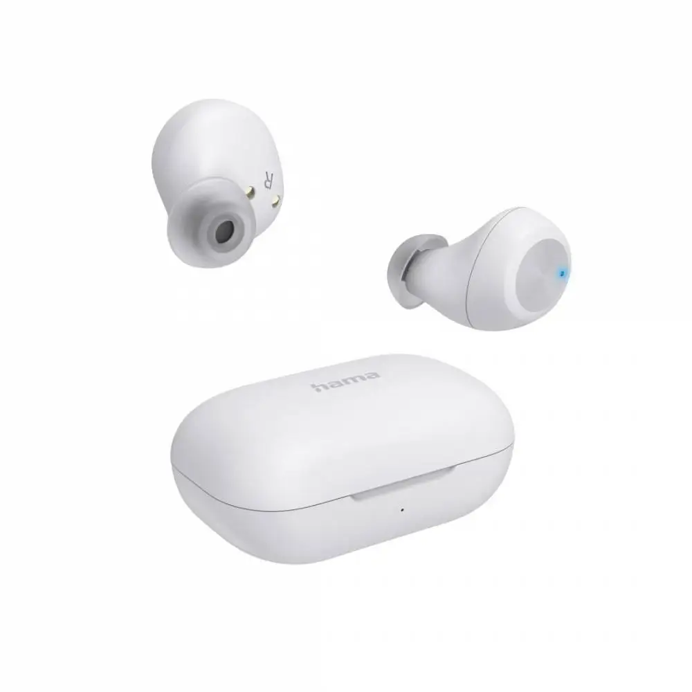 Hama Блутут слушалки &ldquo;Spirit Chop II&rdquo;, TWS, in-Ear, бяло