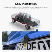 VIOFO водоустойчива камера за заден ход Waterproof Rear Camera - RWC200 - 2K Quad HD, 9.5m cable included