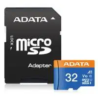 Карта памет Adata Premier microSDXC/SDHC 32GB UHS-I CL10A1 - AUSDH32GUICL10A1-RA1