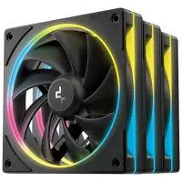 Вентилатори DeepCool FL12 SE 3IN1 Black 3 x 120mm ARGB Halo Fans - R-FL12SE-BKAPN3-G