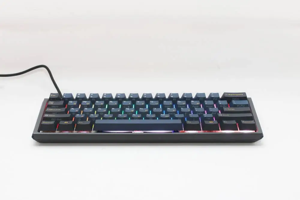 Ducky професионална геймърска механична клавиатура Professional Gaming Mechanical Keyboard One 3 Pro Mini Nazca Line - 8K, Cherry MX2A RGB Red [Linear]