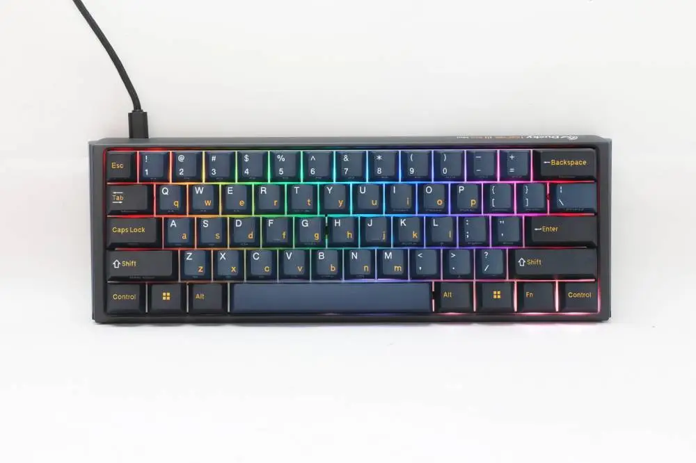 Ducky професионална геймърска механична клавиатура Professional Gaming Mechanical Keyboard One 3 Pro Mini Nazca Line - 8K, Cherry MX2A RGB Brown [Tactile]