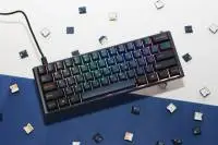 Ducky професионална геймърска механична клавиатура Professional Gaming Mechanical Keyboard One 3 Pro Mini Nazca Line - 8K, Cherry MX2A RGB Brown [Tactile]